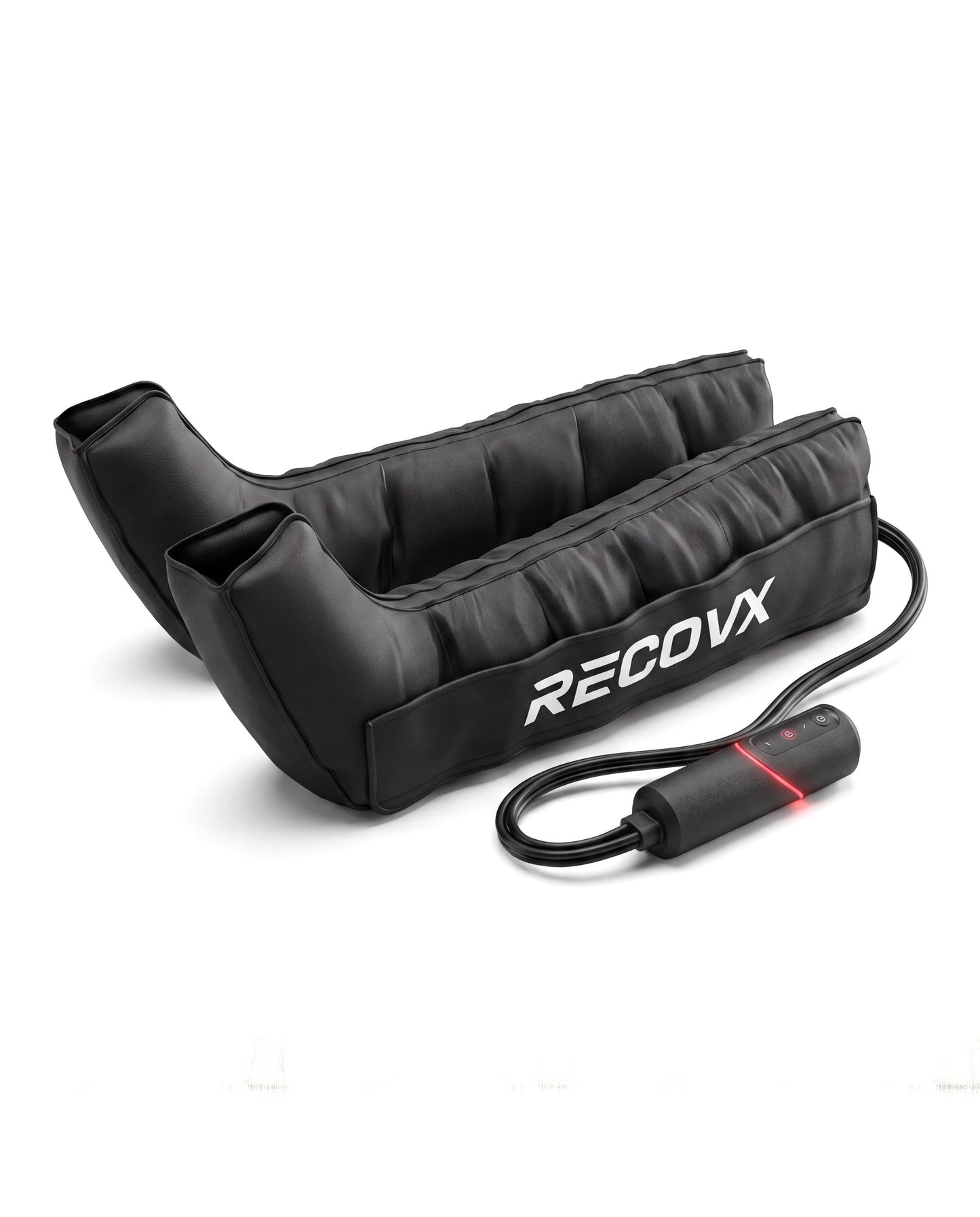 The lightest and most comfortable pneumatic leg massage device.